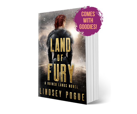 Land of Fury, A Ruined Lands Novel (Signed Paperback)